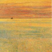 Childe Hassam, Sunset at Sea